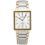 ادوکس 27031357JAID2 – گالری ساعت مچی مردانه با بند استیل و صفحه سفید