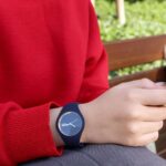 آیس واچ I-24524 نمای پشت با قاب رابر سرمه‌ای تصویر IMG_1104