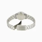 Casio LTP-V006D-7BUDF ساعت زنانه با بند استیل و صفحه سفید - مدل کلاسیک ژاپن