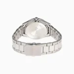 ساعت مچی کاسیو MTP-1384D-1AVDF با صفحه مشکی و بند استیل نقره‌ای – تصویر 2