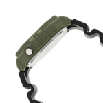 Casio W-218H-3A گالری تصویر 1: استایل اسپرت با قاب رزین و بند رزین