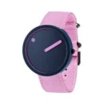 پیکتو PR44025-R010 بند پارچه‌ای صورتی قاب استیل سرمه‌ای گالری تصویر 1