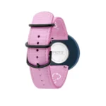 پیکتو PR44025-R010 بند پارچه‌ای صورتی قاب استیل سرمه‌ای گالری تصویر 2