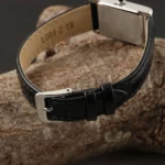 سیکو SWR107P1 ساعت مچی با بند چرمی مشکی، قاب استیل و صفحه نقرهای — SWR107P1-4