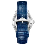 سایت ژاک فیلیپ JPQGS791132 تصویر 3 صفحه سرمه‌ای و بند چرمی