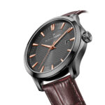 ژاک فیلیپ JPQGS798143 بند چرم قهوه‌ای قاب استیل خاکستری - تصویر گالری 1