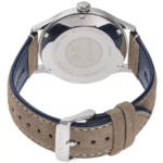 Orient RA-AC0P02L3 تصویر با قاب استیل نقره‌ای و صفحه سرمه‌ای