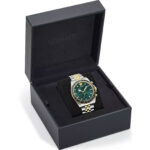 ورساچه VE0H004255 ساعت مچی مردانه با شیشه یاقوت و دو رنگ قاب استیل