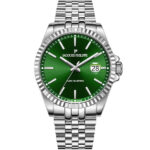 ساعت مچی ژاک فیلیپ JPQGS5913X6V2 - تصویر شاخص کلاسیک مردانه استیل سبز