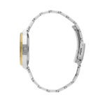 ساعت مچی زنانه لی کوپر LC07953.270 با بند استیل نقرهای و صفحه سبز - نمای جانبی