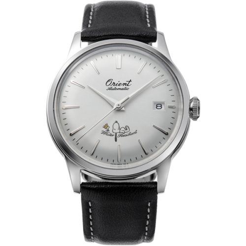 Orient RA-AC0M16S تصویر اصلی ساعت کلاسیک مردانه با قاب نقره‌ای و بند چرمی مشکی