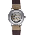 اورینت RA-AC0027S با بند چرم قهوه‌ای، قاب استیل و صفحه سفید - گالری 2