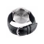 Casio LTP-1303L-7B2 ساعت مچی کلاسیک زنانه با بند چرم مشکی و صفحه سفید، قاب برنجی با روکش استیل