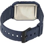 Casio CA-53WF-2BDF گالری دوم: نمایشگر صفحه مشکی با بند سرمهای و قاب پلاستیک