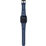 Casio CA-53WF-2BDF گالری سوم: طراحی مستطیل با شیشه طلق و قاب سرمهای