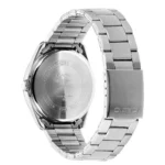 Casio MTP-1302DA-3A Image 1 - قاب دایرهای نقرهای، بند استیل، صفحه سبز