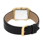 Casio MTP-B190GL-7B3: نمای باکیفیت از قاب استیل طلایی و صفحه سفید