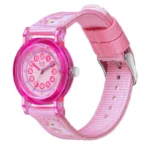 ICE WATCH I-24496 گالری Image 1 با بند پارچه صورتی و قاب پلاستیک