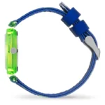 ICE WATCH I-24501 تصویر 2 بند پارچه آبی قاب سبز