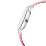 تصویر 1 از ساعت مچی زنانه کاسیو LTP-VT01L-4BUDF با بند صورتی، صفحه کرم و قاب نقرهای