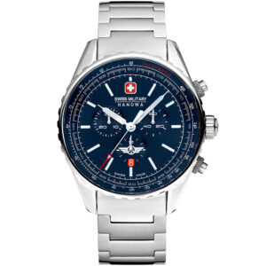 ساعت مچی کلاسیک مردانه سوئیس میلیتاری SMWGI0000304 با صفحه سرمه‌ای، قاب استیل و بند استیل