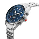 ساعت مچی مردانه سوئیس میلیتاری SMWGI00003042 با قاب استیل و صفحه سرمهای