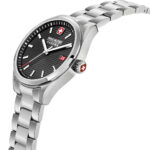 سوئیس میلیتاری SMWLH22002012 ساعت مچی مردانه با قاب استیل و صفحه مشکی