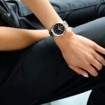 سوئیس میلیتاری SMWLH22002014 ساعت مچی مردانه با صفحه مشکی و شیشه ضد خش