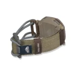 Casio PRJ-B001B-5DR ساعت مردانه با بند پارچهای خاکی و صفحه سبز؛ نمای سوم قاب رزین قهوهای