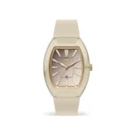 تصویر ICE WATCH I-24039 با قاب مستطیل طلایی و بند استیل زنانه — مدل I-24039