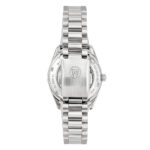 تصویر گالری دوم West End 6858.10.3034 با بند استیل نقرهای و شیشه یاقوت کبود