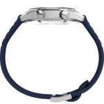 TIMEX TW2V73500 ساعت مچی مردانه با بند رابر سرمهای و قاب استیل نقرهای - گالری 01
