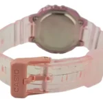 Casio LA-20WHS-4ADF گالری تصویر 03 - صفحه کهربایی و بدنه رزین