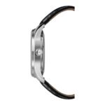 TIMEX TW2T69600 گالری 1 بند چرم طبیعی مشکی و قاب گرد با صفحه مشکی