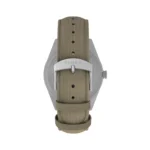 TIMEX TW4B30700 - ساعت مچی اسپرت مردانه با بند برزنت کرمی و قاب نقرهای - تصویر 1