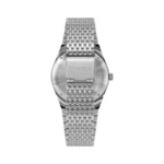 TIMEX TW2U95400-2 ساعت مچی مردانه با بدنه استیل نقرهای و بند استیل، صفحه مشکی