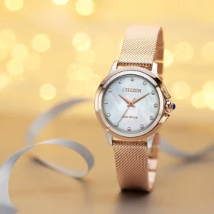 ساعت مچی کلاسیک زنانه CITIZEN مدل EM0796-75D