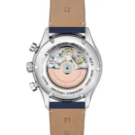 تصویر گالری FC-397HLBN5B6 Frederique Constant با صفحه آبی روشن و قاب استیل