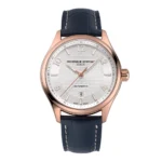ساعت مچی کلاسیک مردانه فردریک کنسانت FC-303RMS5B4 با بند چرمی سرمهای و صفحه سفید