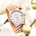 ساعت مچی زنانه فردریک کنسانت FC-303VD2NHD4B با بند رزگلد و شیشه یاقوت – تصویر 4