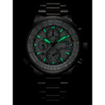 ساعت CITIZEN AT8304-57A4 اسپرت با بدنه استیل و بند دودی و صفحه سفید