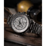 ساعت CITIZEN AT8304-57A5 اسپرت با قاب استیل دودی و صفحه سفید