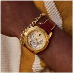 ساعت مچی CITIZEN BU0082-06P5 مردانه با بند چرم قهوهای و شیشه ضد خش
