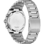 ساعت CITIZEN CA4610-85L4 تیتانیوم بدنه بند نقرهای صفحه مشکی