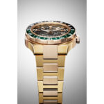 ساعت CITIZEN NB6033-51E9 با بند استیل مسی و صفحه مشکی
