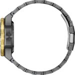 ساعت مچی CITIZEN NB6035-55H2 - قاب استیل سفید، صفحه مشکی، بند استیل