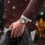 ساعت مچی CITIZEN NB6035-55H5 - شیشه کریستال ضدخش و صفحه مشکی-نقرهای