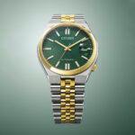 ساعت مچی CITIZEN NK0024-54X4 با قاب استیل طلایی و صفحه سبز – مدل NK0024-54X4