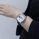 ساعت مچی سیکو SARY0952 با قاب استیل و بند چرمی مشکی