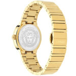 ورساچه VE0S005253 - ساعت مچی زنانه کلاسیک با قاب استیل طلایی و صفحه صدفی-سبز